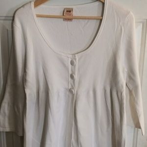 Cream sweater top